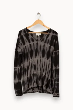 Online Sud express Sweat et noir - Taille S/36 Gris