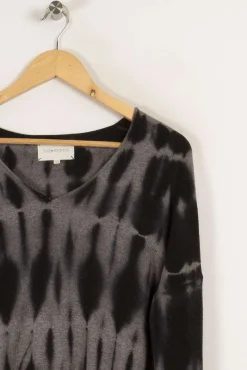 Online Sud express Sweat et noir - Taille S/36 Gris