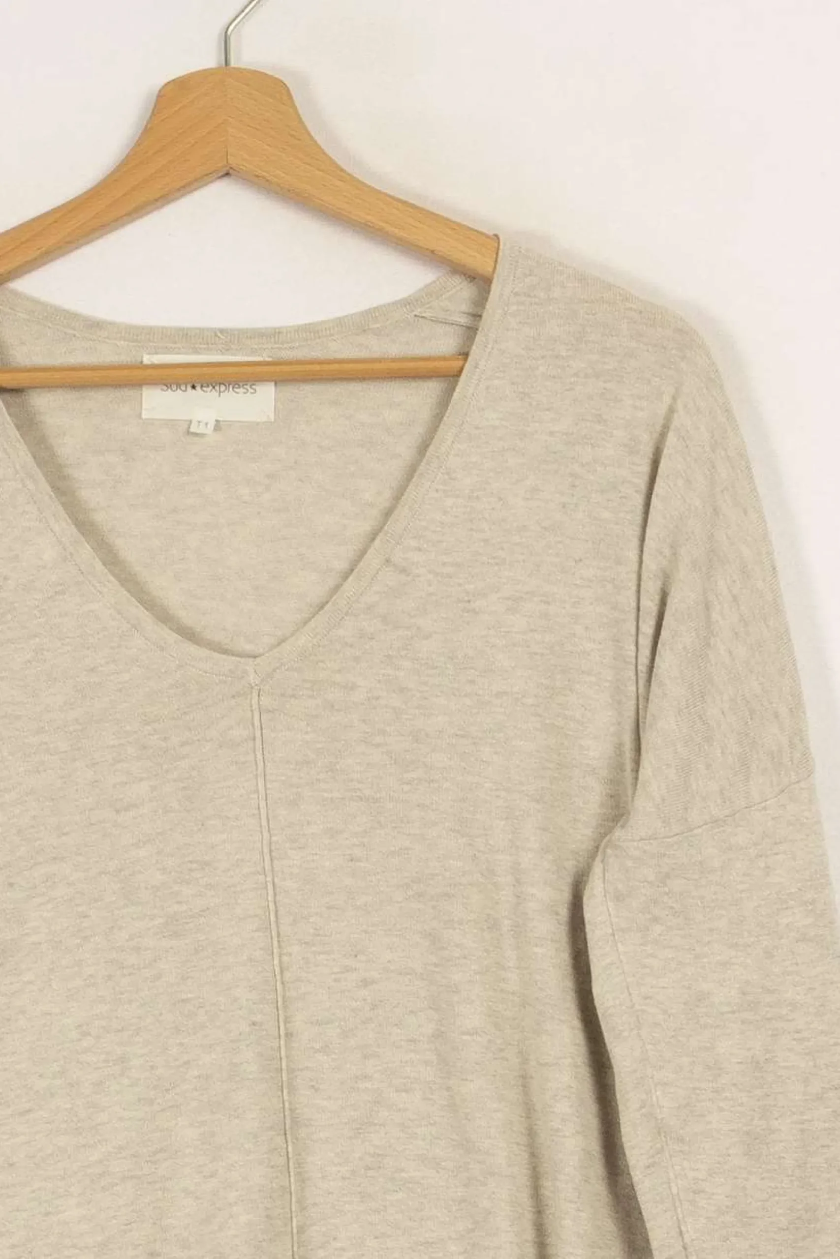 Online Sud express Sweat léger clair - Taille S/36 Gris