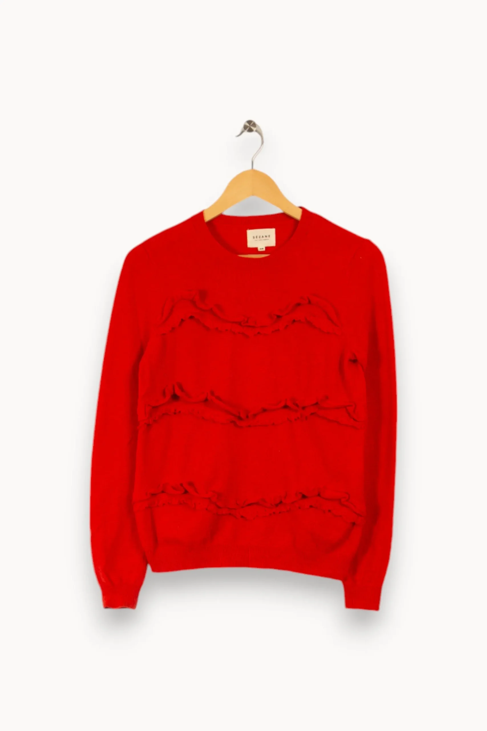 Best Sézane Sweat /orange - Taille XS/34 Rouge
