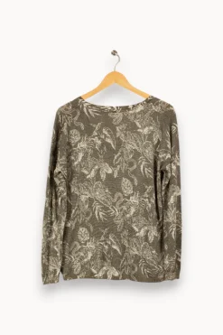 Cheap IKKS Sweat à motifs - Taille XL/42 Vert