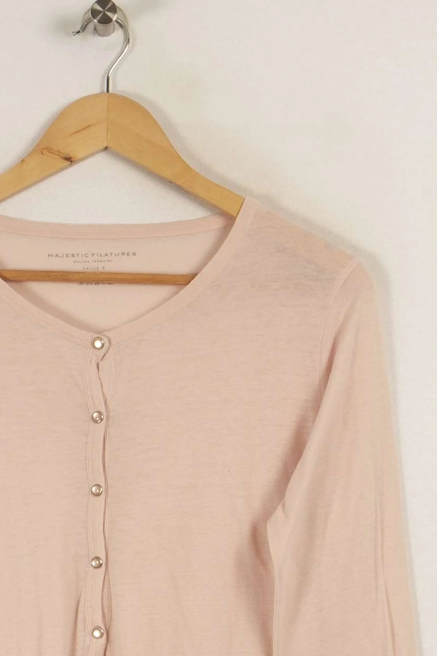 Clearance Majestic Filatures Top - Taille M/38 Rose