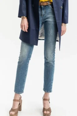 Shop La Fée Maraboutée Trench marine - S/36 Bleu
