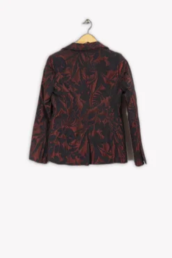 Clearance La Fée Maraboutée Veste à motifs et noirs - M / 38 Bordeaux