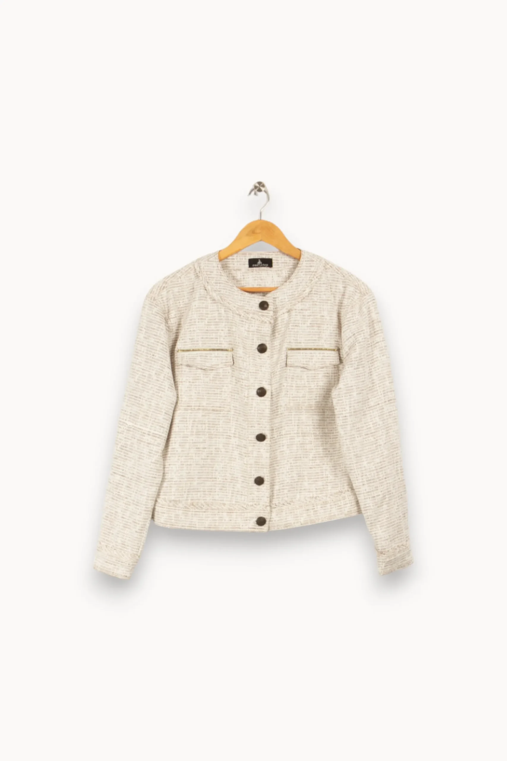 Fashion One Step Veste - Taille L/40 Beige