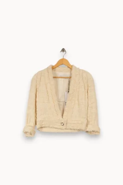 Flash Sale IRO Veste en tweed - Taille S/36 Beige
