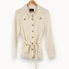 Best One Step Veste he rayée - Taille XS/34 Blanc
