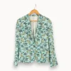 Best IKKS Veste e à motifs - Taille S/36 Bleu