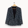Outlet One Step Veste e à motifs - Taille L/40 Bleu