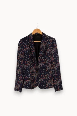 Best IKKS Veste e à motifs - Taille M/38 Bleu
