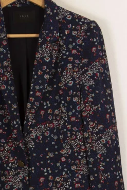 Best IKKS Veste e à motifs - Taille M/38 Bleu