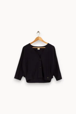 Fashion Des petits hauts Veste e foncée - Taille S/36 Bleu
