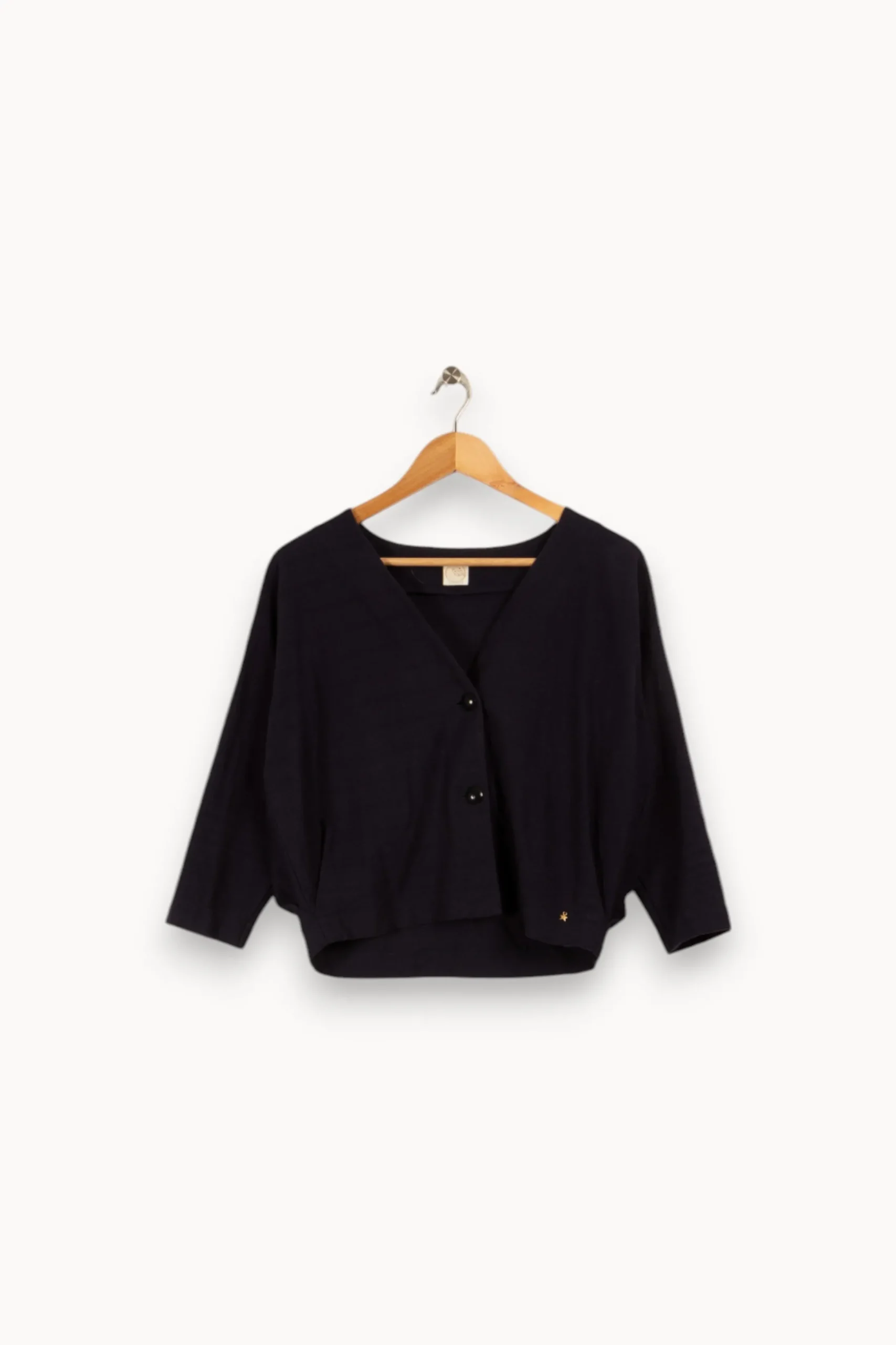 Fashion Des petits hauts Veste e foncée - Taille S/36 Bleu