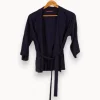 Shop Comptoir des Cotonniers Veste e foncée - Taille S/36 Bleu