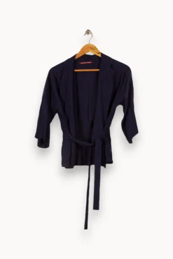 Shop Comptoir des Cotonniers Veste e foncée - Taille S/36 Bleu