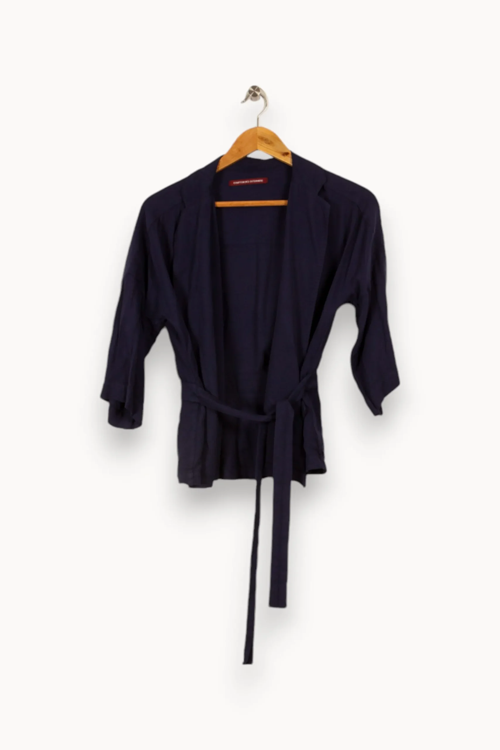 Shop Comptoir des Cotonniers Veste e foncée - Taille S/36 Bleu