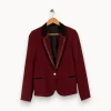 Cheap IKKS Veste - Taille M/38 Bordeaux