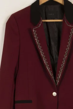 Cheap IKKS Veste - Taille M/38 Bordeaux