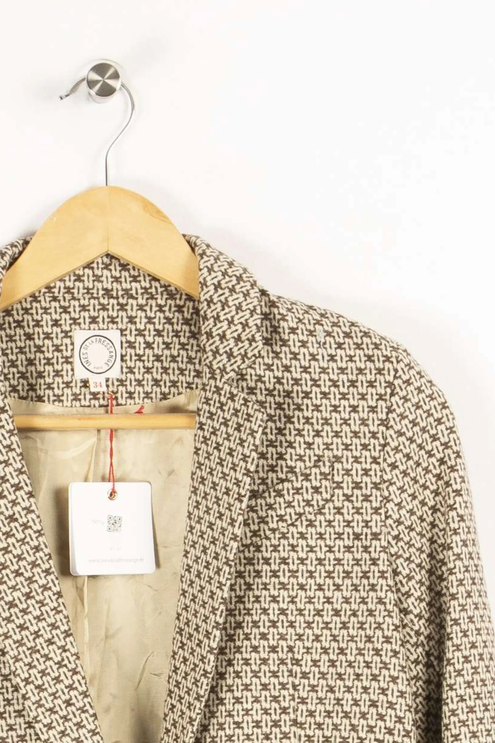 Shop Ines de la Fressange Paris Veste Bruna - S/36 Multicolore