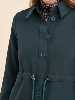 Best Sale La Fée Maraboutée Veste coulissée à la taille en polyester recyclé - 40 Vert