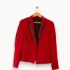 Best The Kooples Veste de tailleur - L/40 Rouge