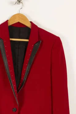 Best The Kooples Veste de tailleur - L/40 Rouge