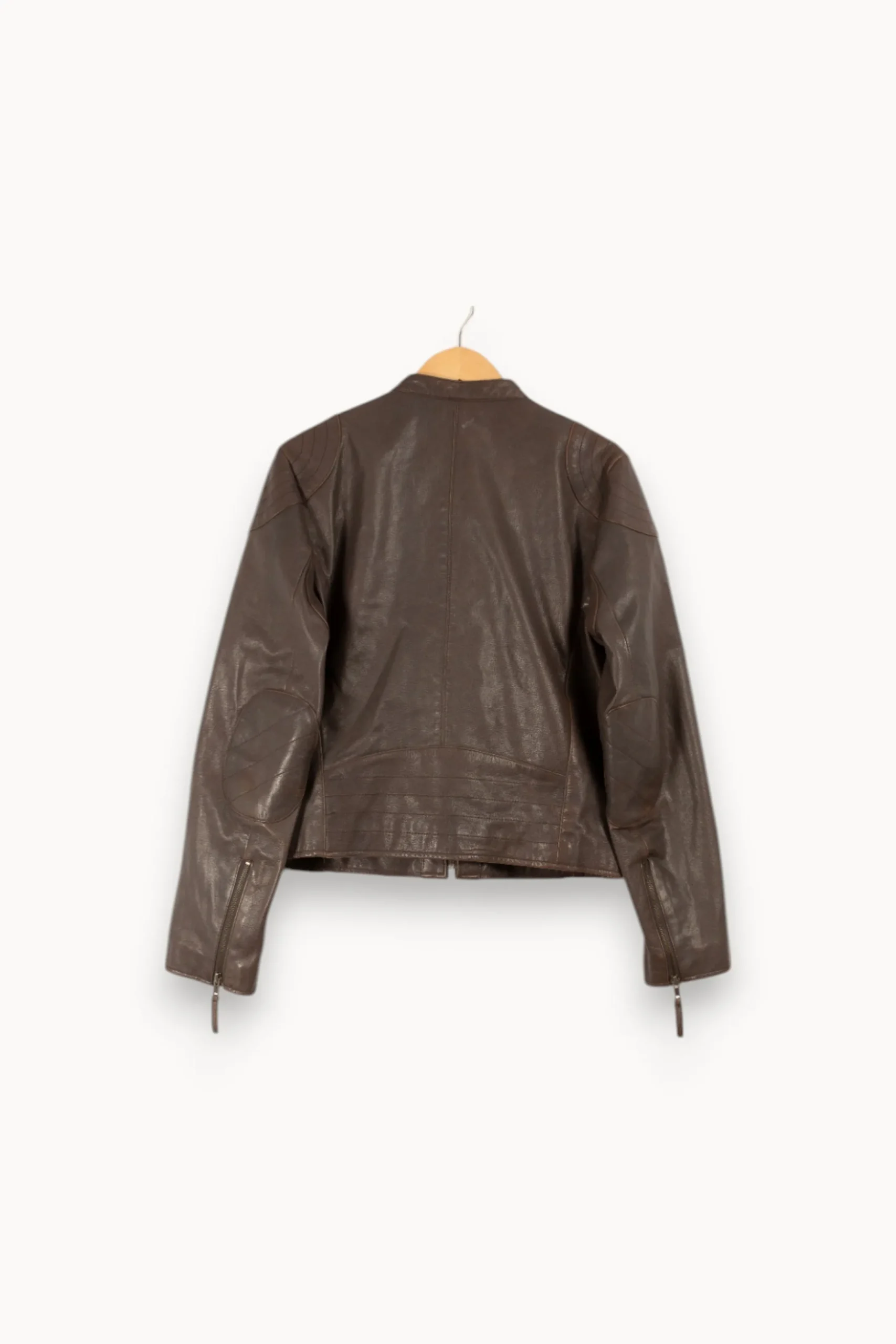 Online Comptoir des Cotonniers Veste en cuir e - Taille M/38 Gris