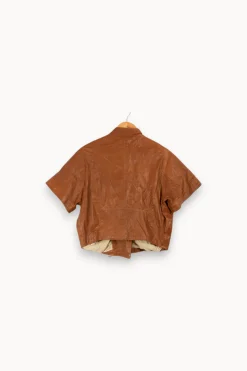 Sale Imperial Veste en cuir - Taille M/38 Marron