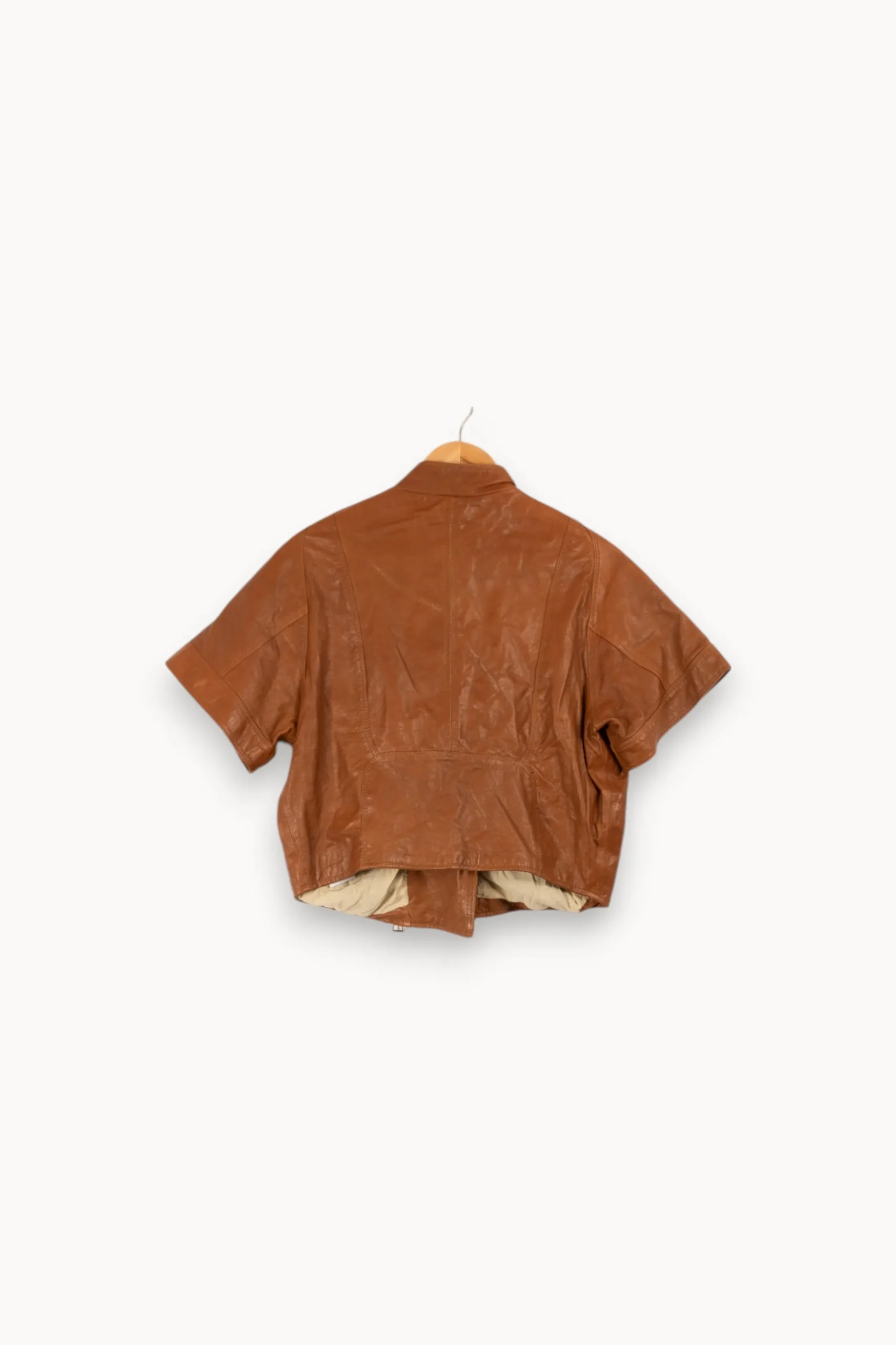Sale Imperial Veste en cuir - Taille M/38 Marron