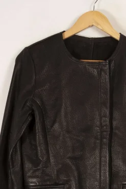 Best Sale ZAPA Veste en cuir - Taille M/38 Noir