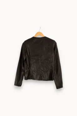 Best Sale ZAPA Veste en cuir - Taille M/38 Noir