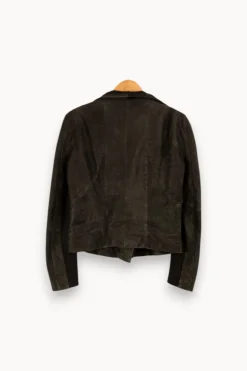 Online Maje Veste en cuir e - Taille M/38 Vert