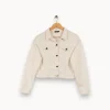 Discount One Step Veste en jean he - Taille S/36 Blanc