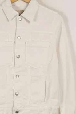 Discount Zadig&Voltaire Veste en jean he - Taille S/36 Blanc