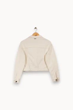 Discount One Step Veste en jean he - Taille S/36 Blanc