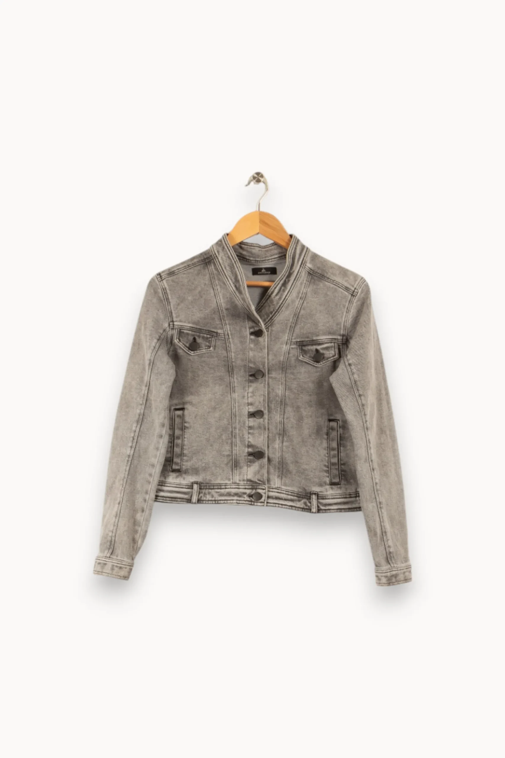 Store One Step Veste en jean e - Taille M/38 Gris