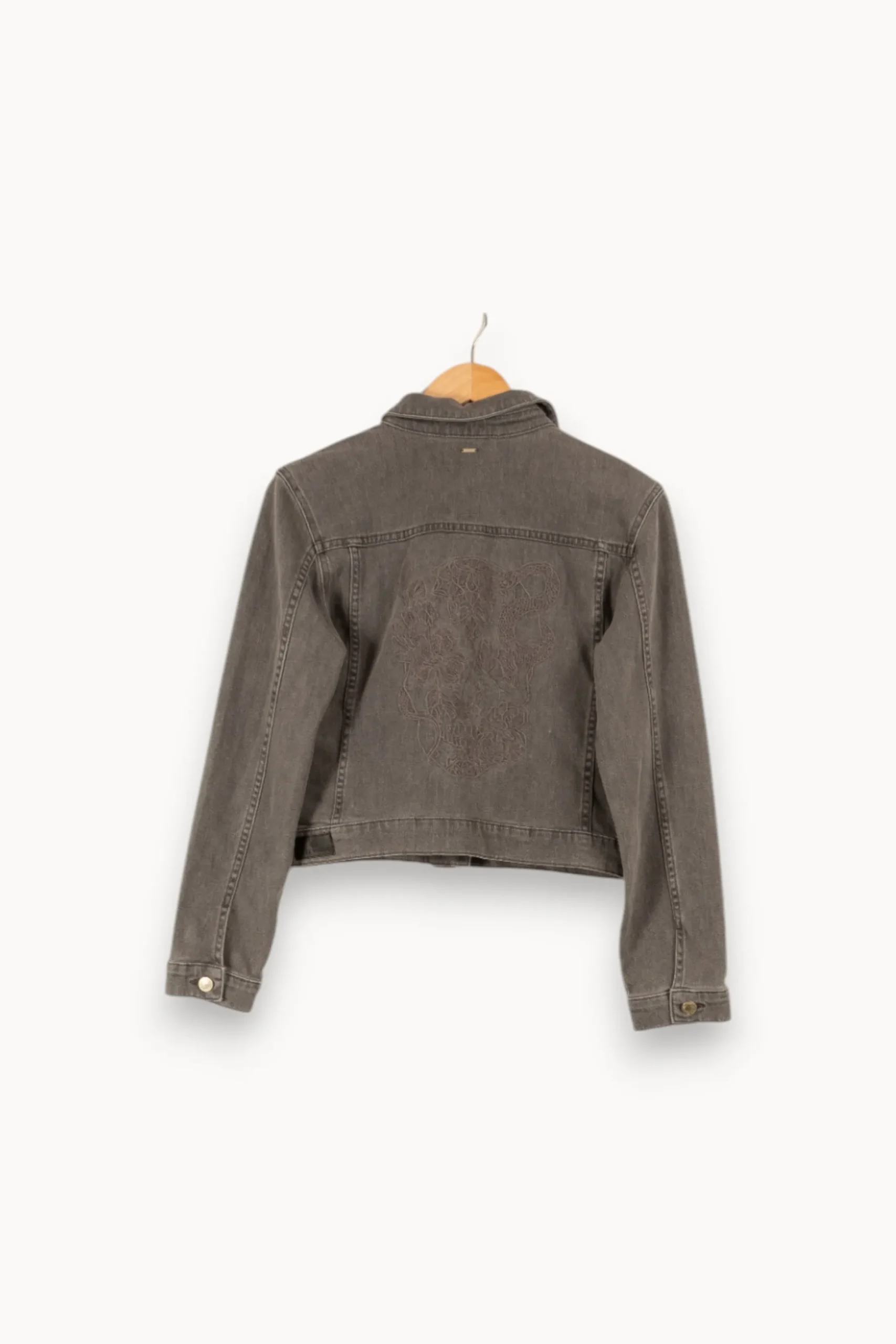 Discount IKKS Veste en jean e - Taille S/36 Gris