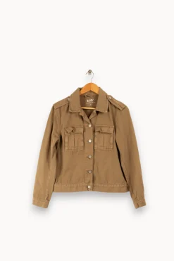 Sale Sud express Veste en jean Vorleac - S/36 Vert