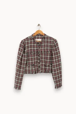 Shop Isabel Marant étoile Veste en tweed - Taille M/38 Multicolore
