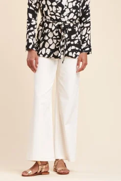 Best La Fée Maraboutée Veste fluide imprimée en viscose flammée - 44 Noir
