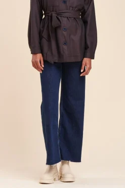 Sale La Fée Maraboutée Veste fluide pied de puce - 36 Marron