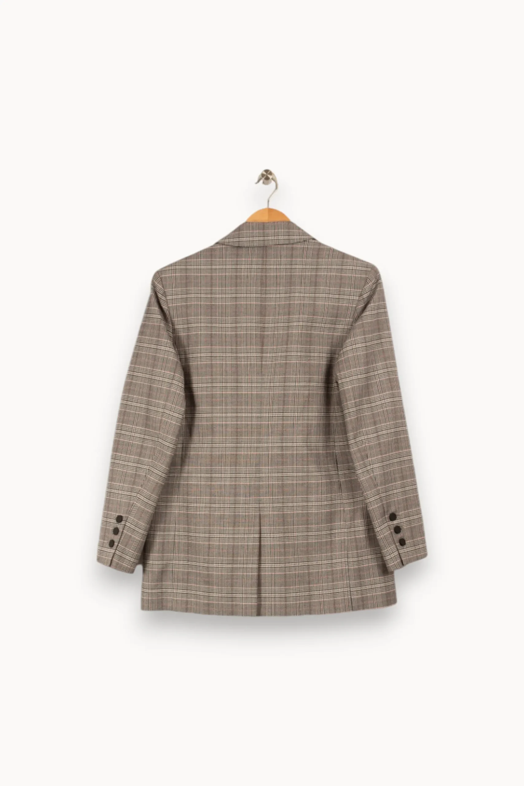New Claudie Pierlot Veste e à carreaux - Taille M/38 Gris