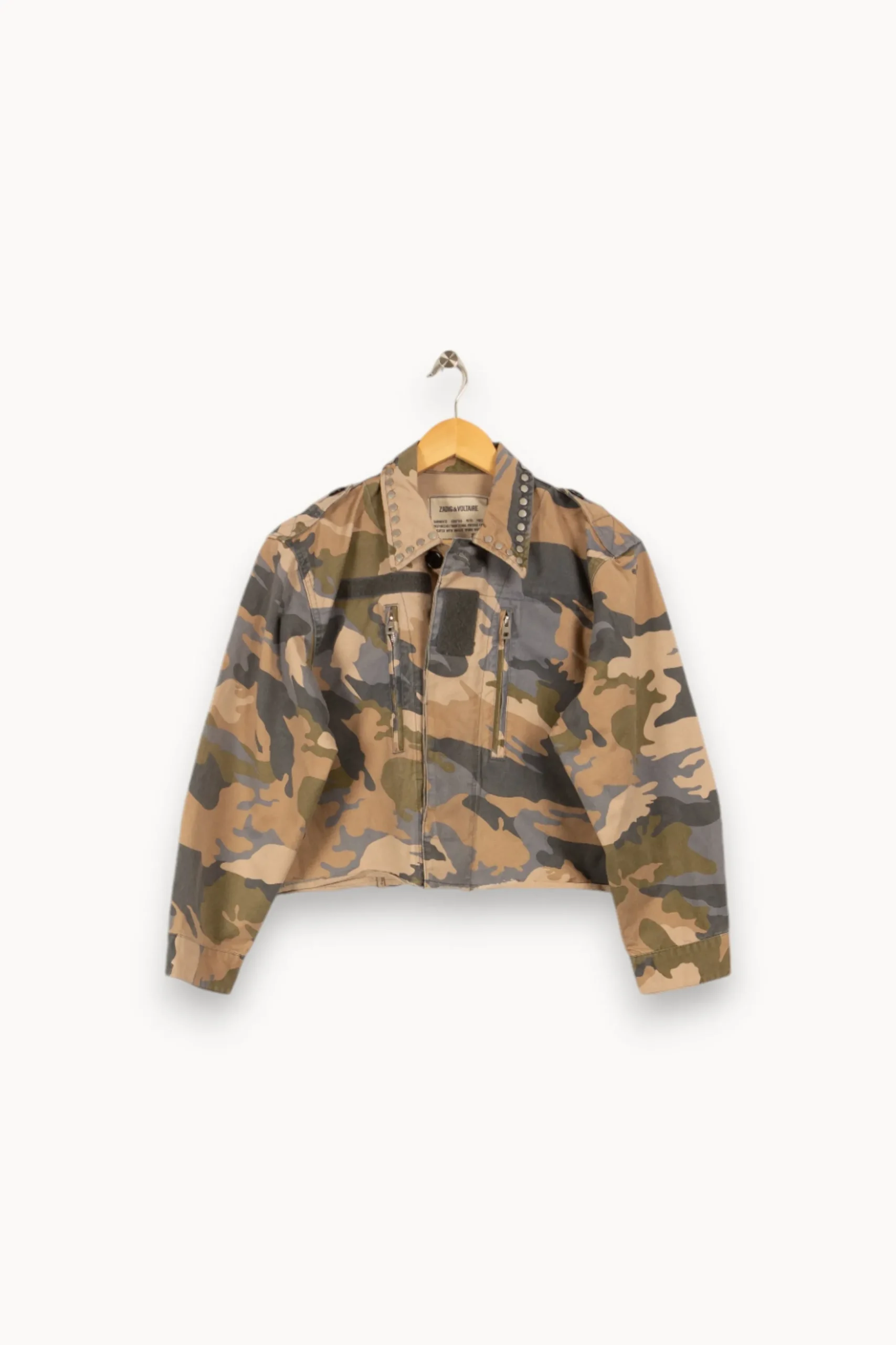 Hot Zadig&Voltaire Veste imprimée militaire - Taille M/38 Multicolore