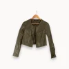 Clearance La Fée Maraboutée Veste kaki - Taille S/36 Vert