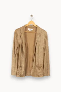 Sale Notshy Cashmere Veste légère pailletée - Taille S/36 Beige