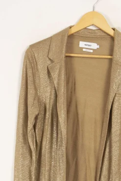 Sale Notshy Cashmere Veste légère pailletée - Taille S/36 Beige