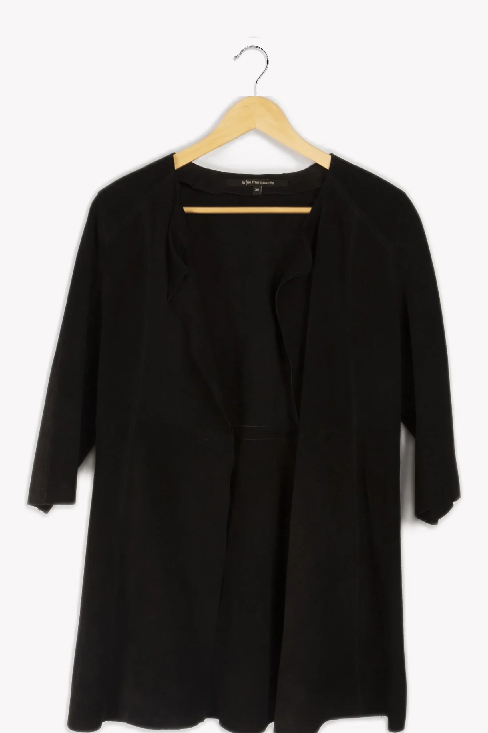 Cheap La Fée Maraboutée Veste longue e - 36 Noir