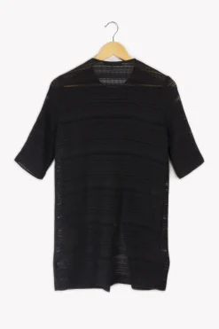 Outlet La Fée Maraboutée Veste longue e - 36 Noir