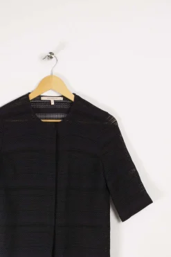 Outlet La Fée Maraboutée Veste longue e - 36 Noir