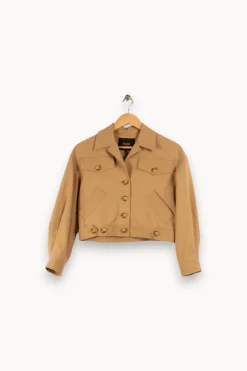 Clearance Maje Veste marron - Taille XS/34 Beige
